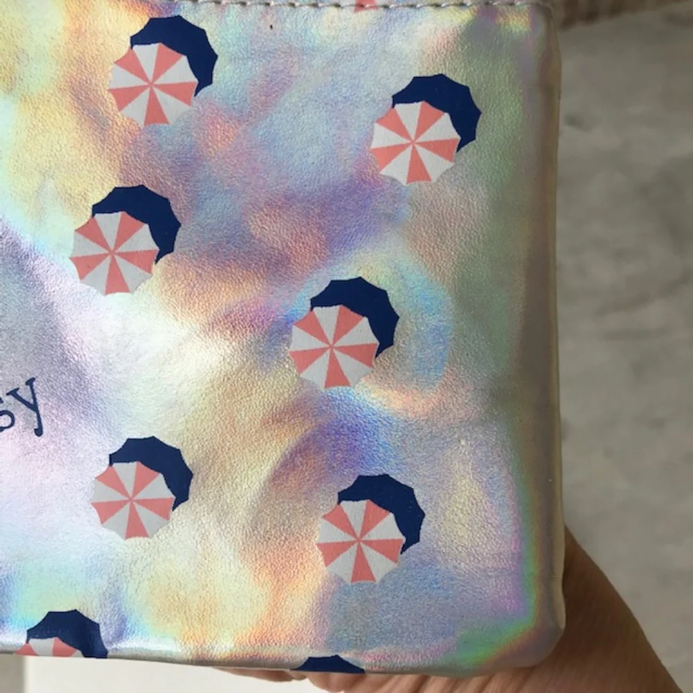 ipsy Hot Summer Nights Umbrella Cosmetic Bag NWOT